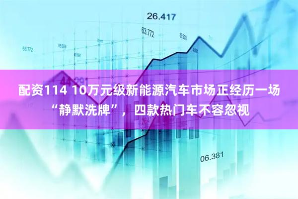 配资114 10万元级新能源汽车市场正经历一场“静默洗牌”，四款热门车不容忽视
