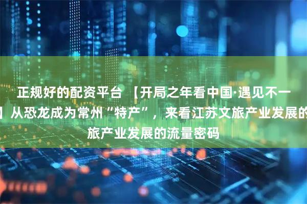 正规好的配资平台 【开局之年看中国·遇见不一样的江苏】从恐龙成为常州“特产”，来看江苏文旅产业发展的流量密码