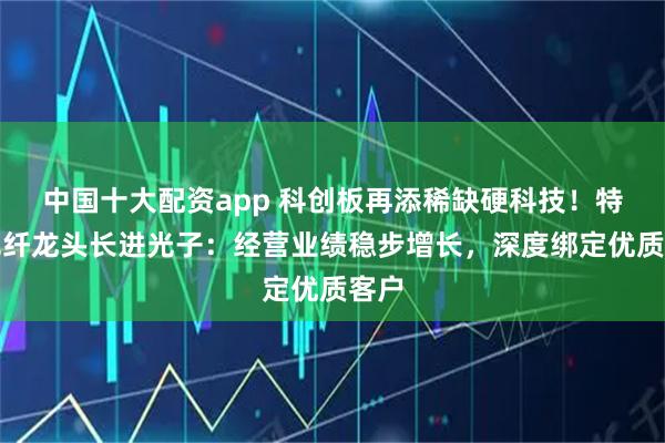 中国十大配资app 科创板再添稀缺硬科技！特种光纤龙头长进光子：经营业绩稳步增长，深度绑定优质客户